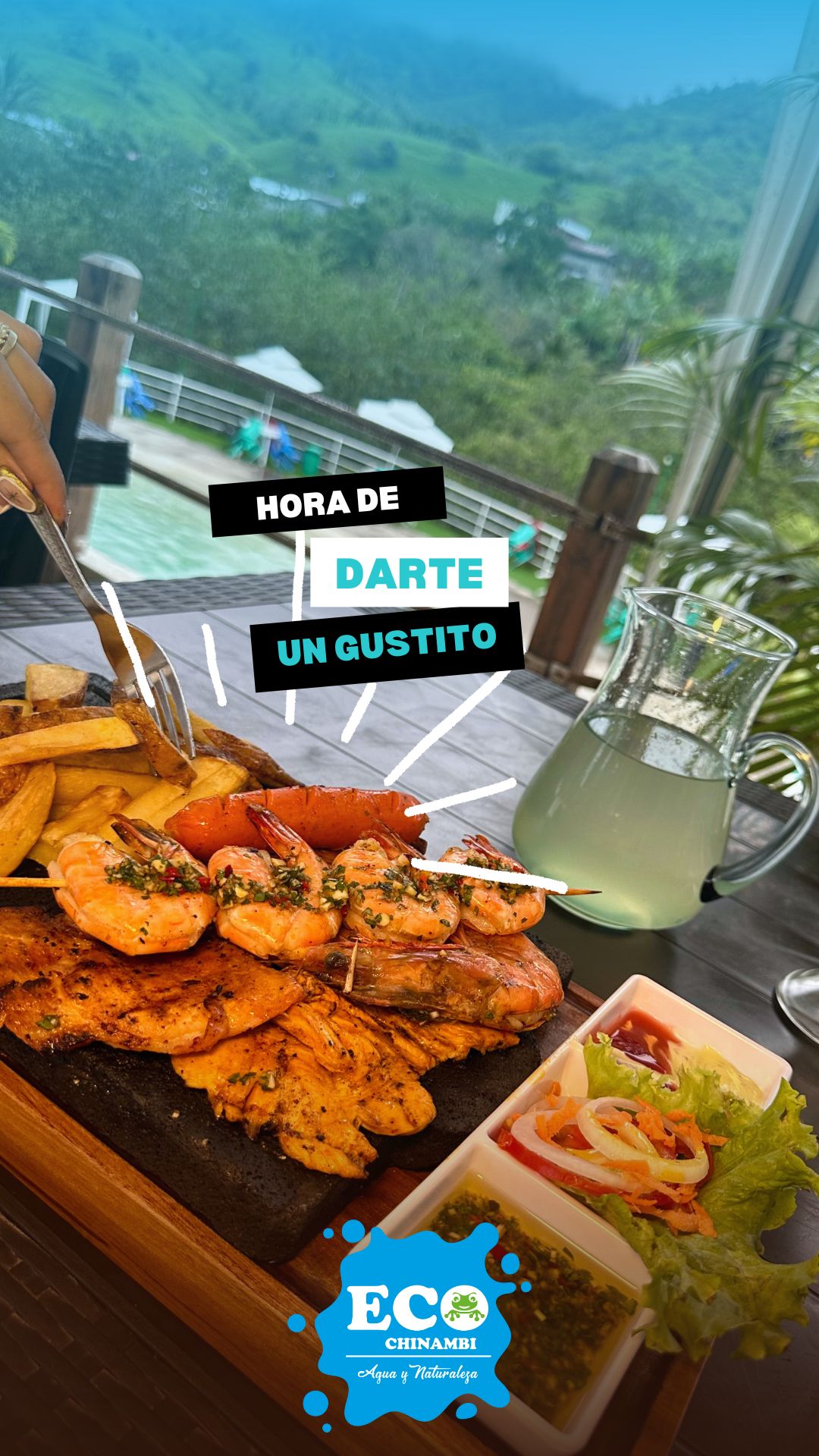 Menú comida y bebidas